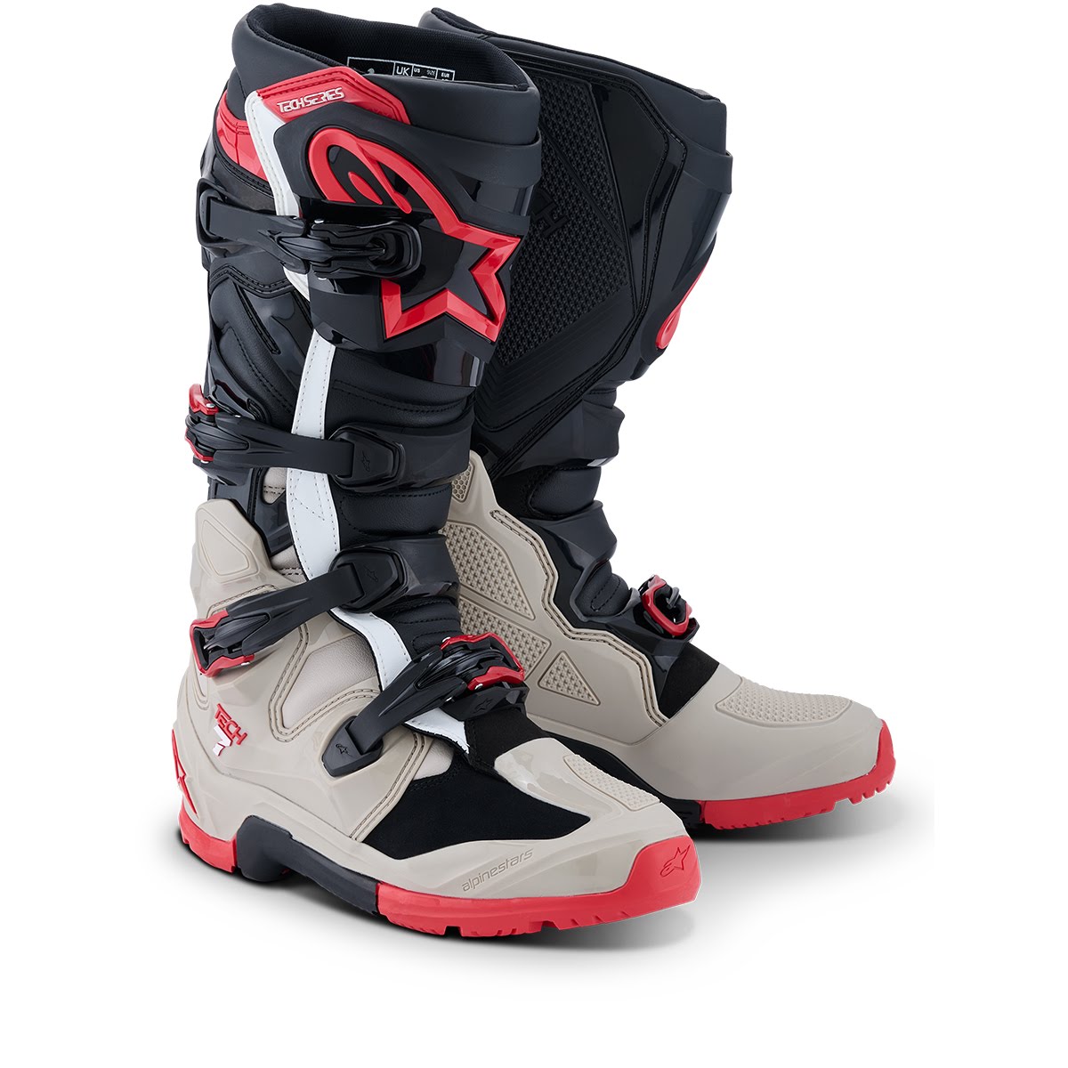 Alpinestars TECH7エンデューロブーツ ブラック/ライトグレー/ブライト