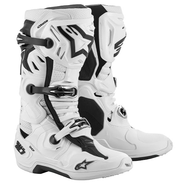 Alpinestars TECH10 スーパーベンテッド ブーツ ホワイト