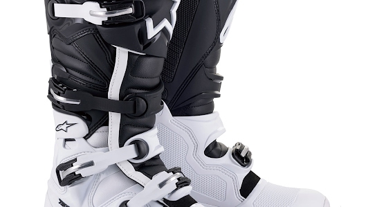 Alpinestars TECH7 ブーツ ホワイト/ブラック| Dirtbikeplus (ダート 