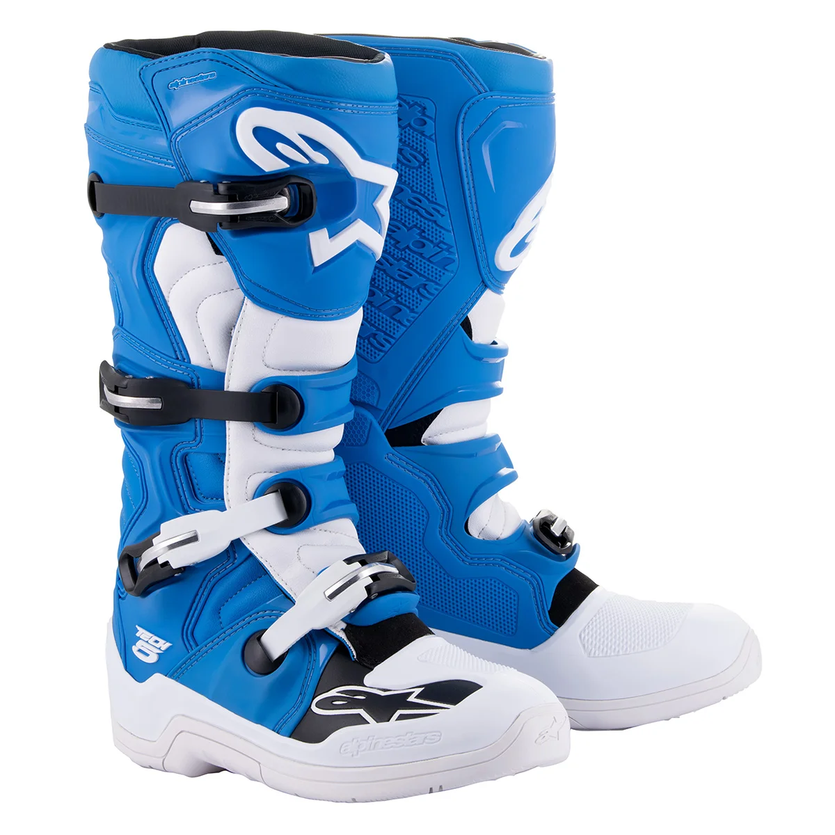 アルパインスターズ アルパインスターズ 2015015-72-08 TECH5 ブーツ ブルー/ホワイト 8(26.5cm) 靴 ツーリング オフロード ダートフリーク