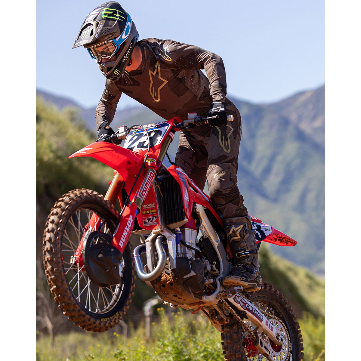 Alpinestars スーパーテック ジャージ スクアッド23 ダークブラウン