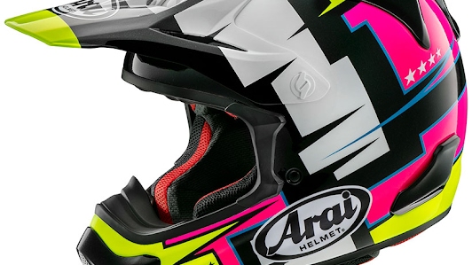 Arai V-CROSS4 BATTLE イエロー| Dirtbikeplus (ダートバイクプラス)