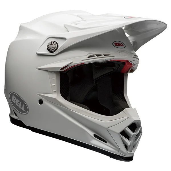 BELL MOTO-9 FLEX ヘルメット ソリッド ホワイト| Dirtbikeplus 