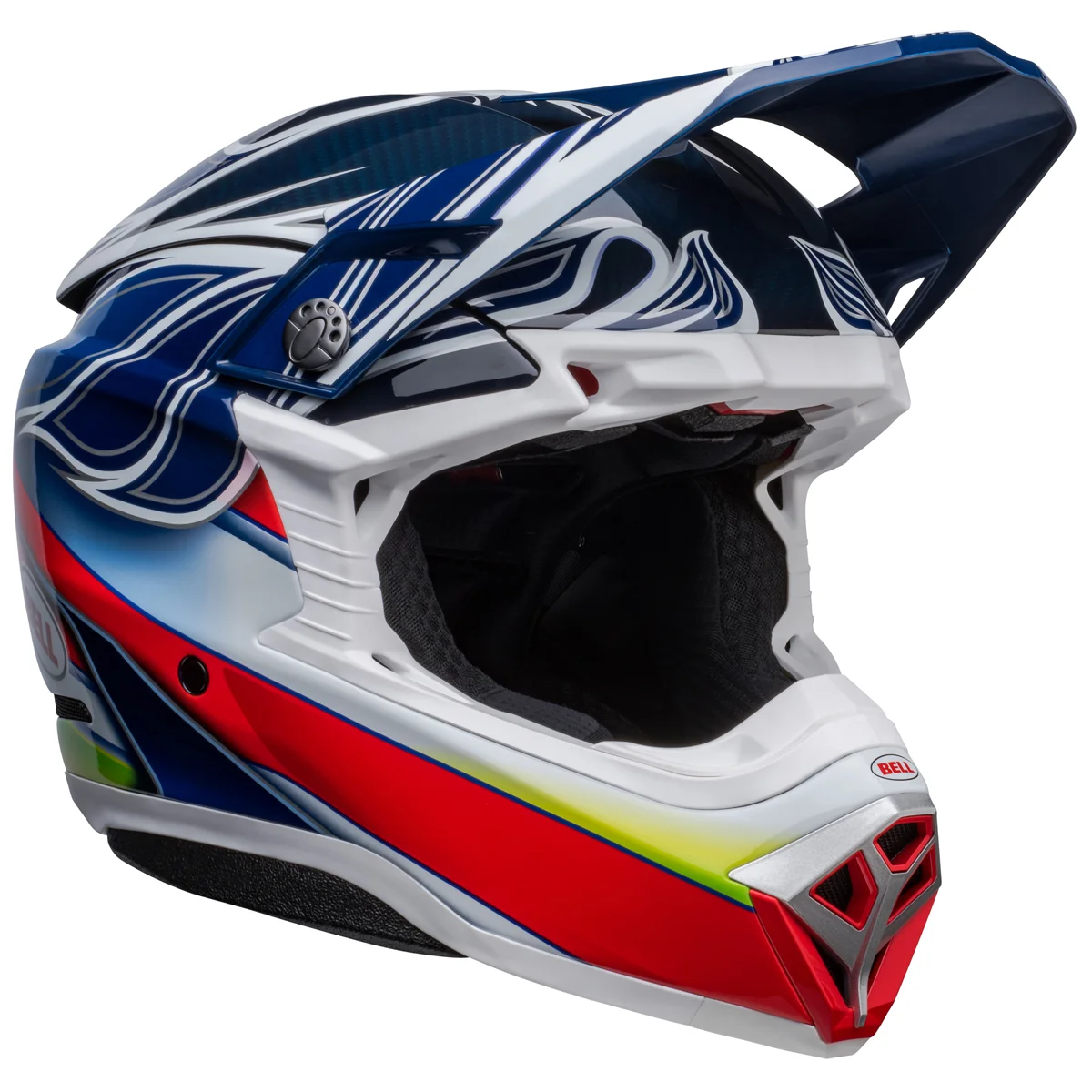 BELL MOTO-10 スフェリカル ヘルメット トマック23 ブルー/ホワイト 