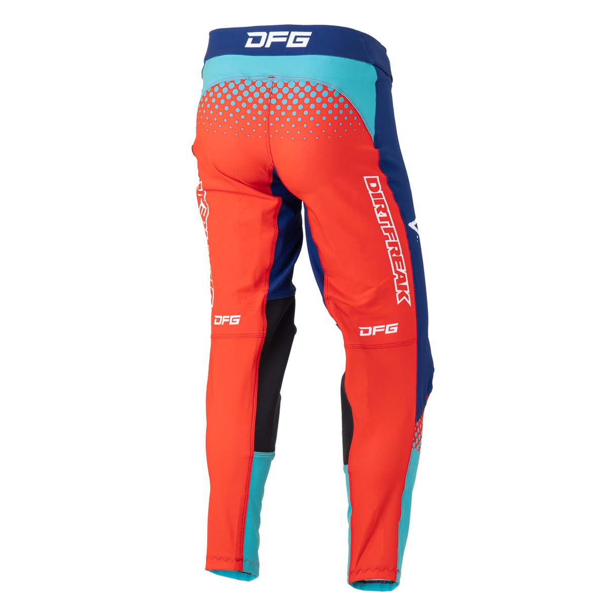 【にくお】Bpm & DFG モトクロスパンツsize34 DFG ワークスパンツ BPMニューエイジ レッド/ネイビー