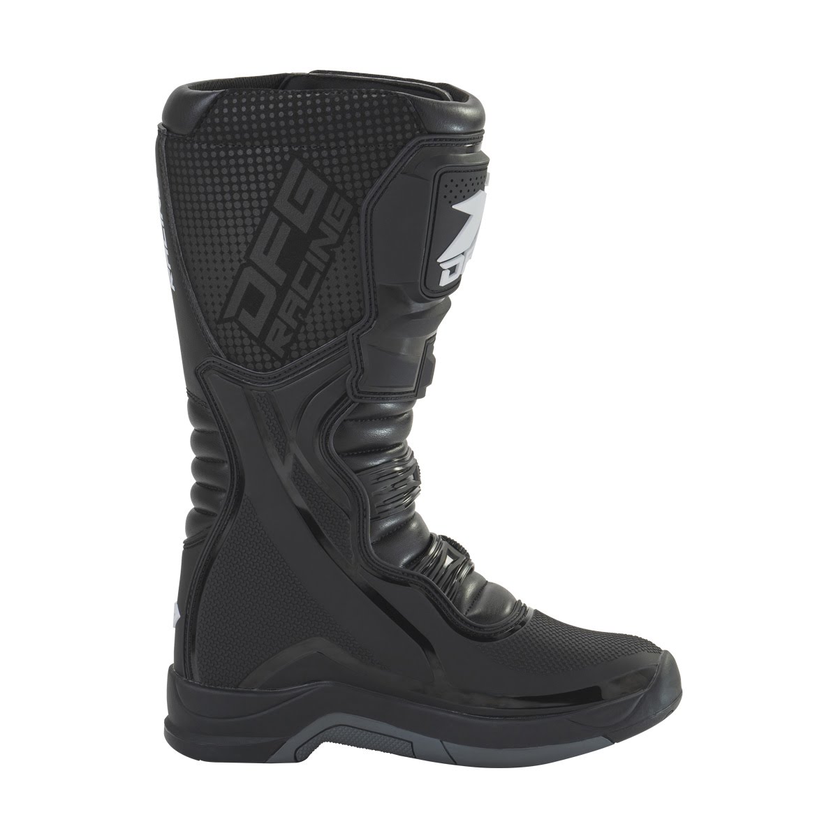 DG0400-102-045 ディーエフジー DFG フレックス ブーツ 黒/白 30.0cm JP店 フレックスブーツ オフロード \u2013 ブラック⁄ホワイト | DFG