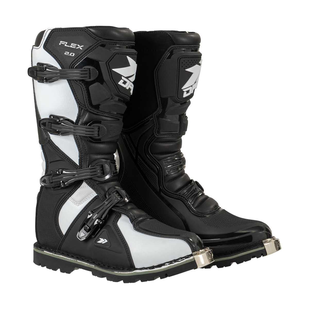 フレックスブーツ2.0 オフロード ブラック/ホワイト