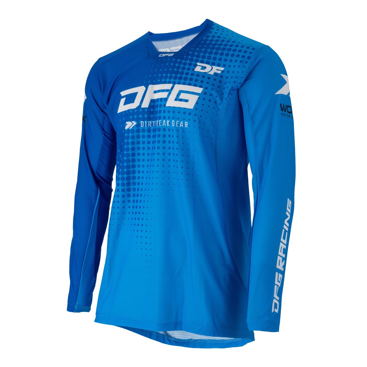 DFGモトクロスウエア DFG ワークスジャージ トーン ブルー| Dirtbikeplus (ダートバイクプラス)
