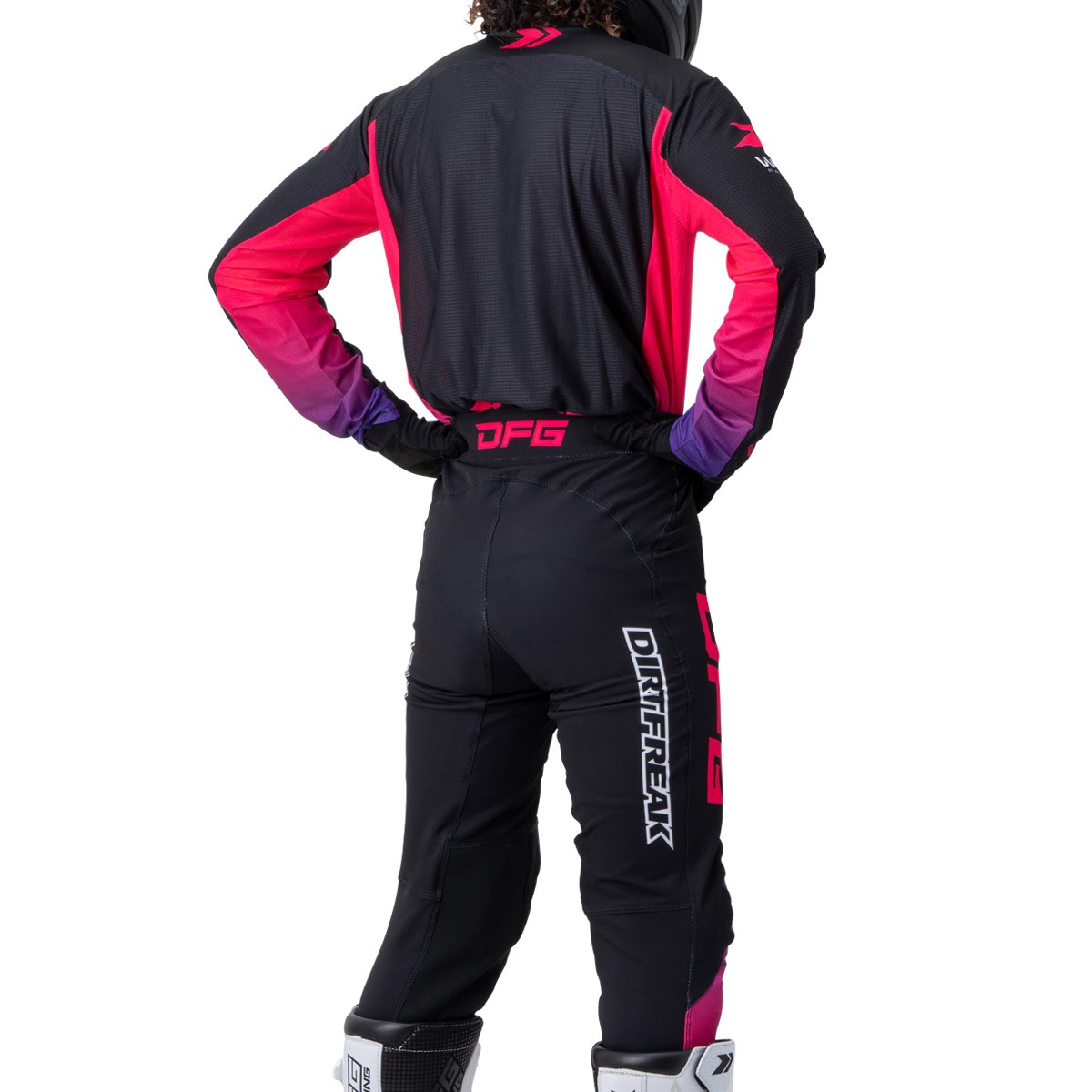 DFG ワークスパンツ CHAMPブラック/ピンク| Dirtbikeplus (ダート