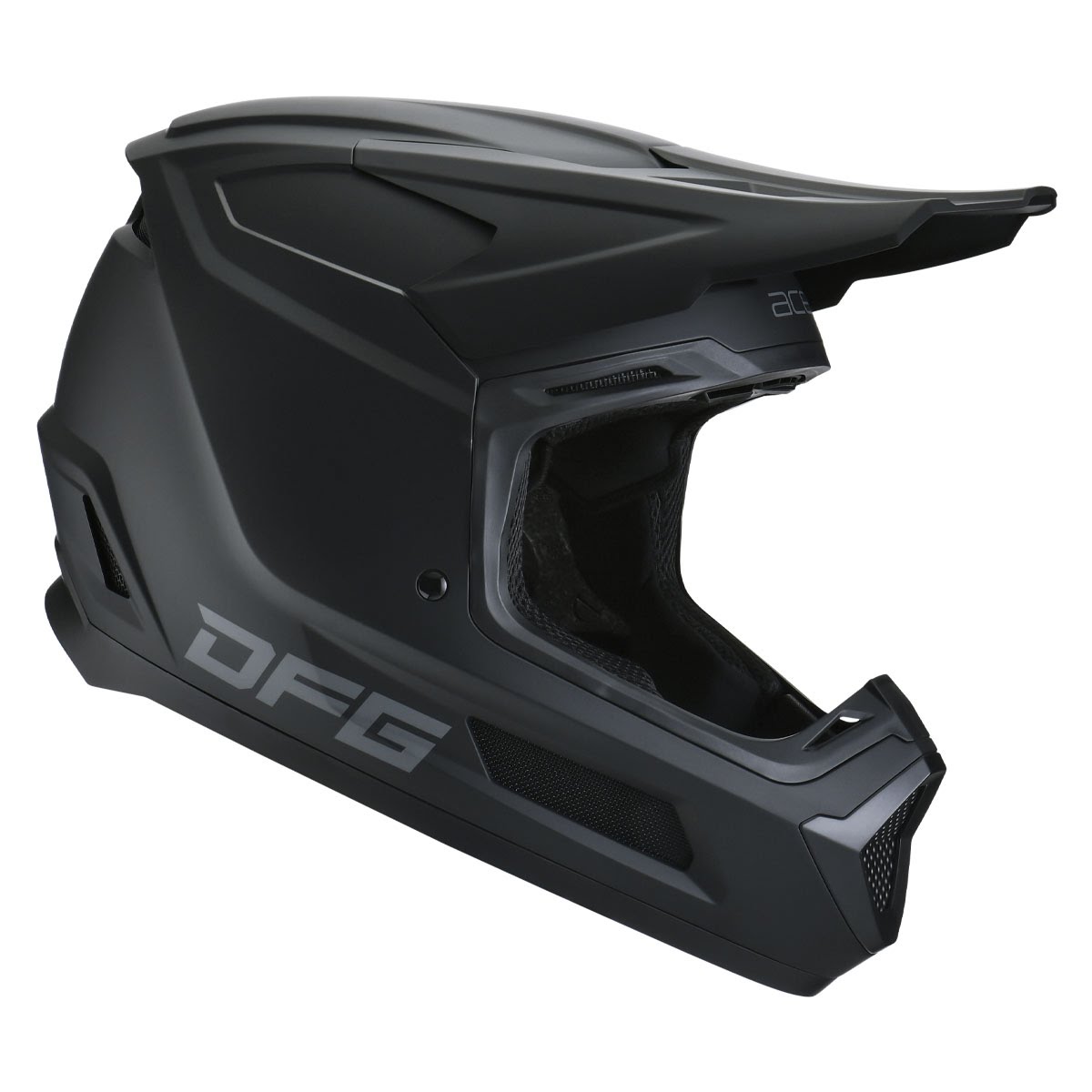 DFG エースヘルメット マットブラック| Dirtbikeplus (ダート