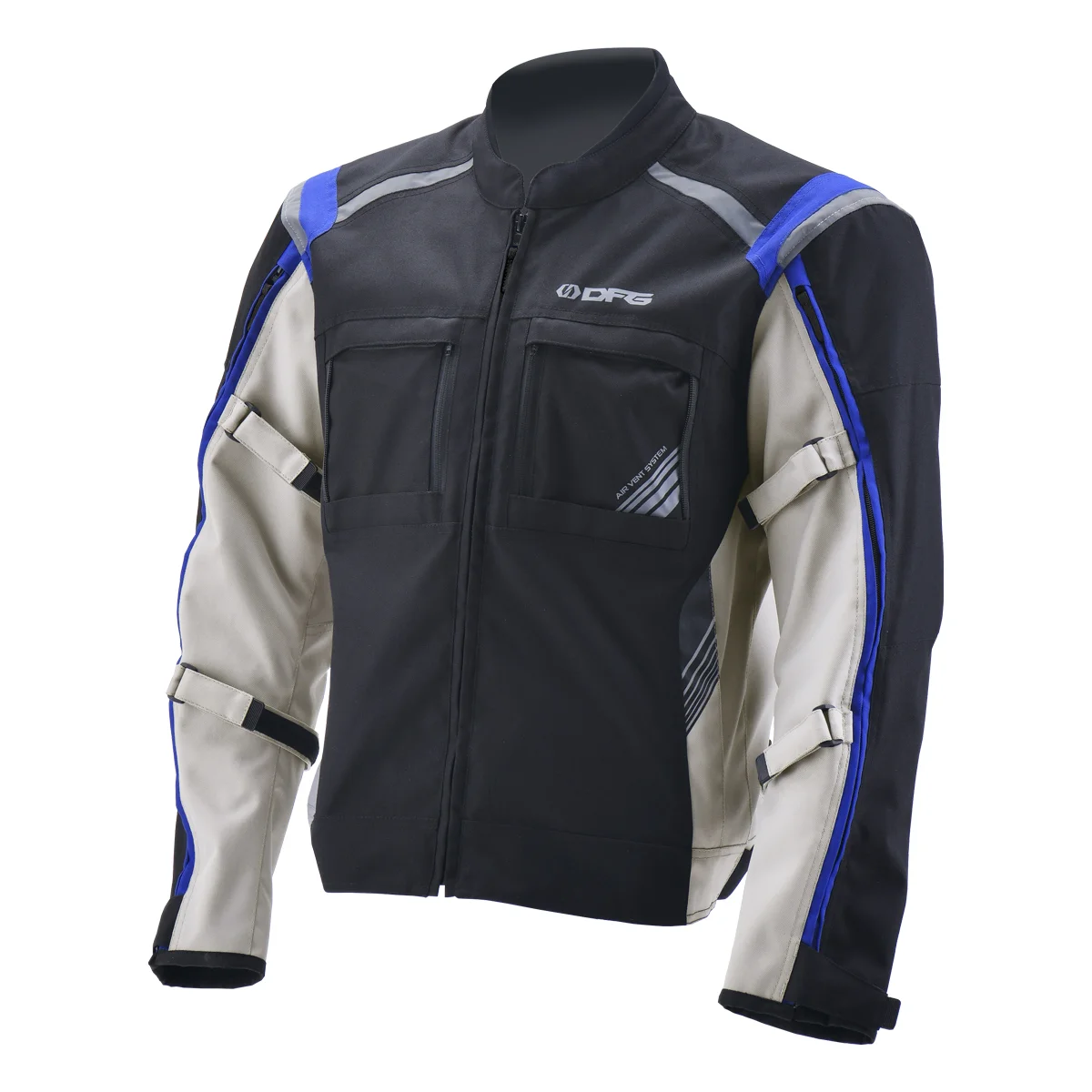 DFG ナビゲーター クールジャケット ブラック/ブルー| Dirtbikeplus (ダートバイクプラス)
