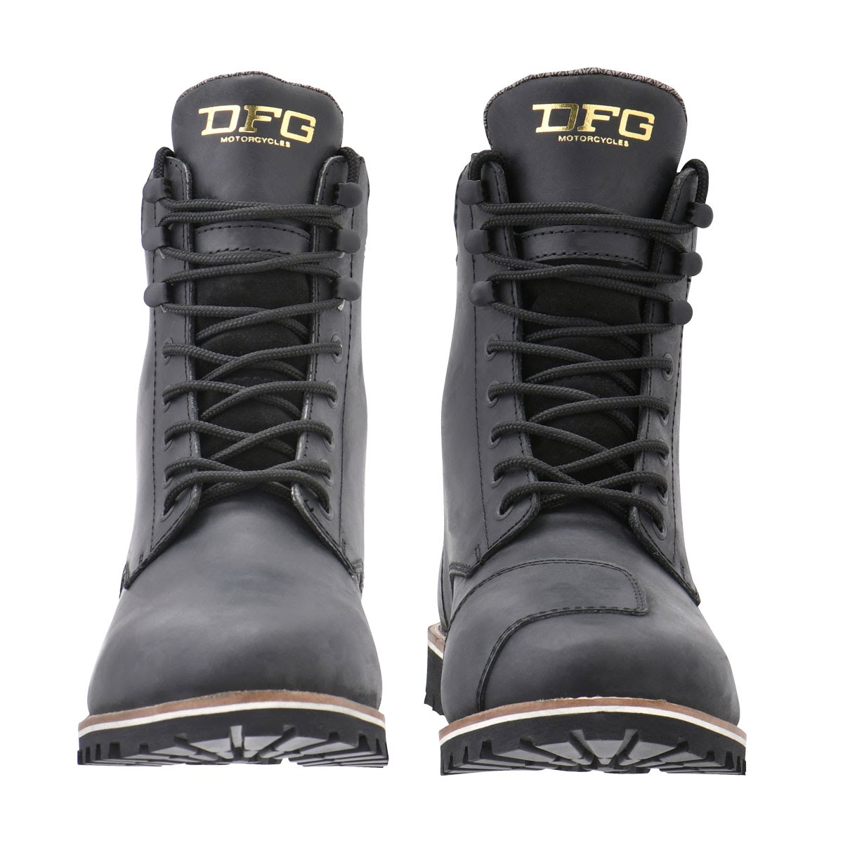 DFG スクランブラー ブーツ マットブラック| Dirtbikeplus (ダート