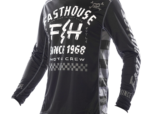 FASTHOUSE オフロードジャージ ブラック/ホワイト| Dirtbikeplus 