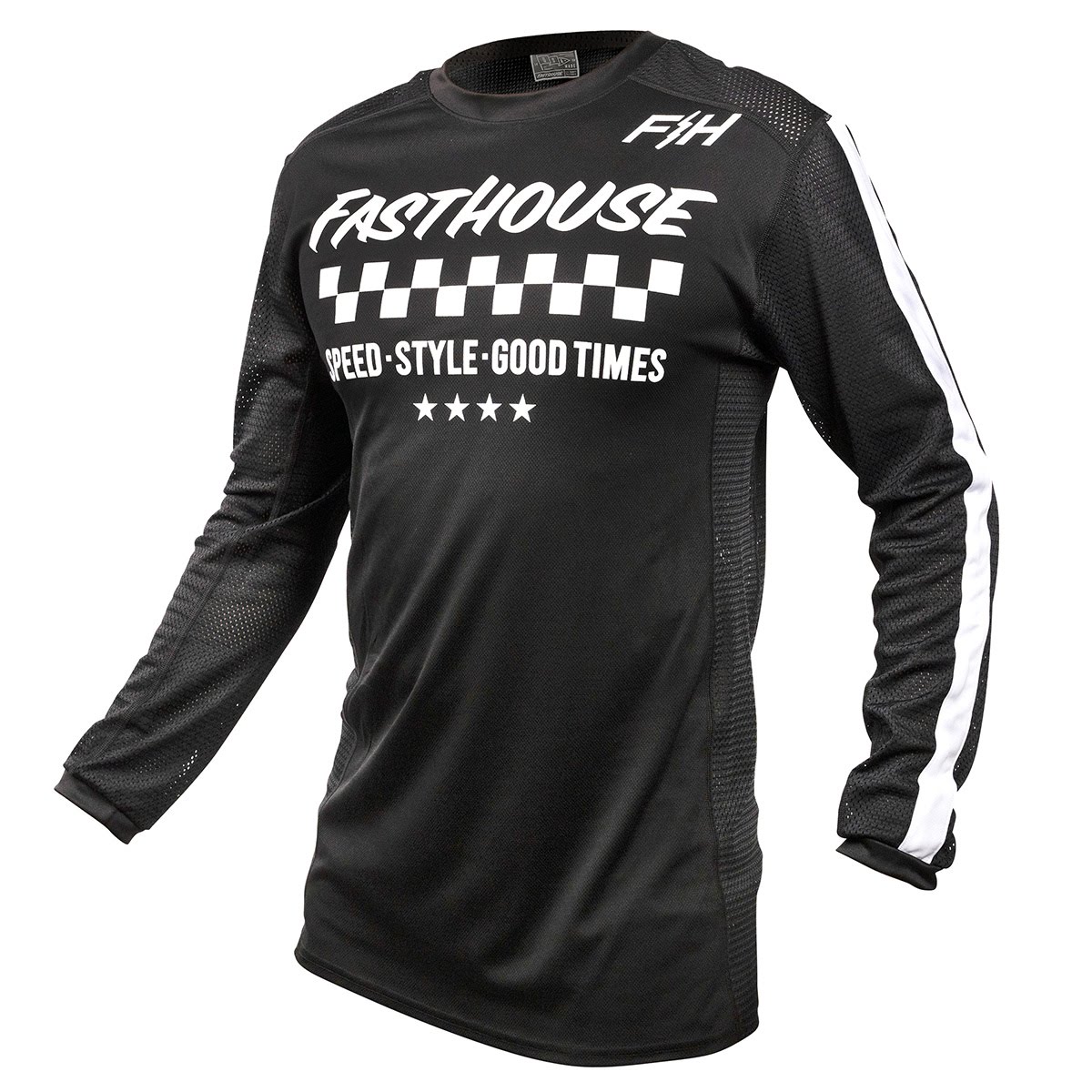 FASTHOUSE エアークールドジャージ USA ブラック| Dirtbikeplus