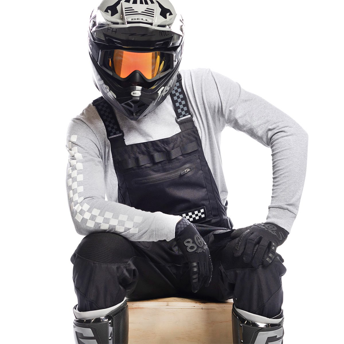 送料無料　Ｌ　34　黒　モトクロス　ファストハウス　モトロール　ツーリングにも FASTHOUSE モトロール ブラック| Dirtbikeplus (ダートバイクプラス)