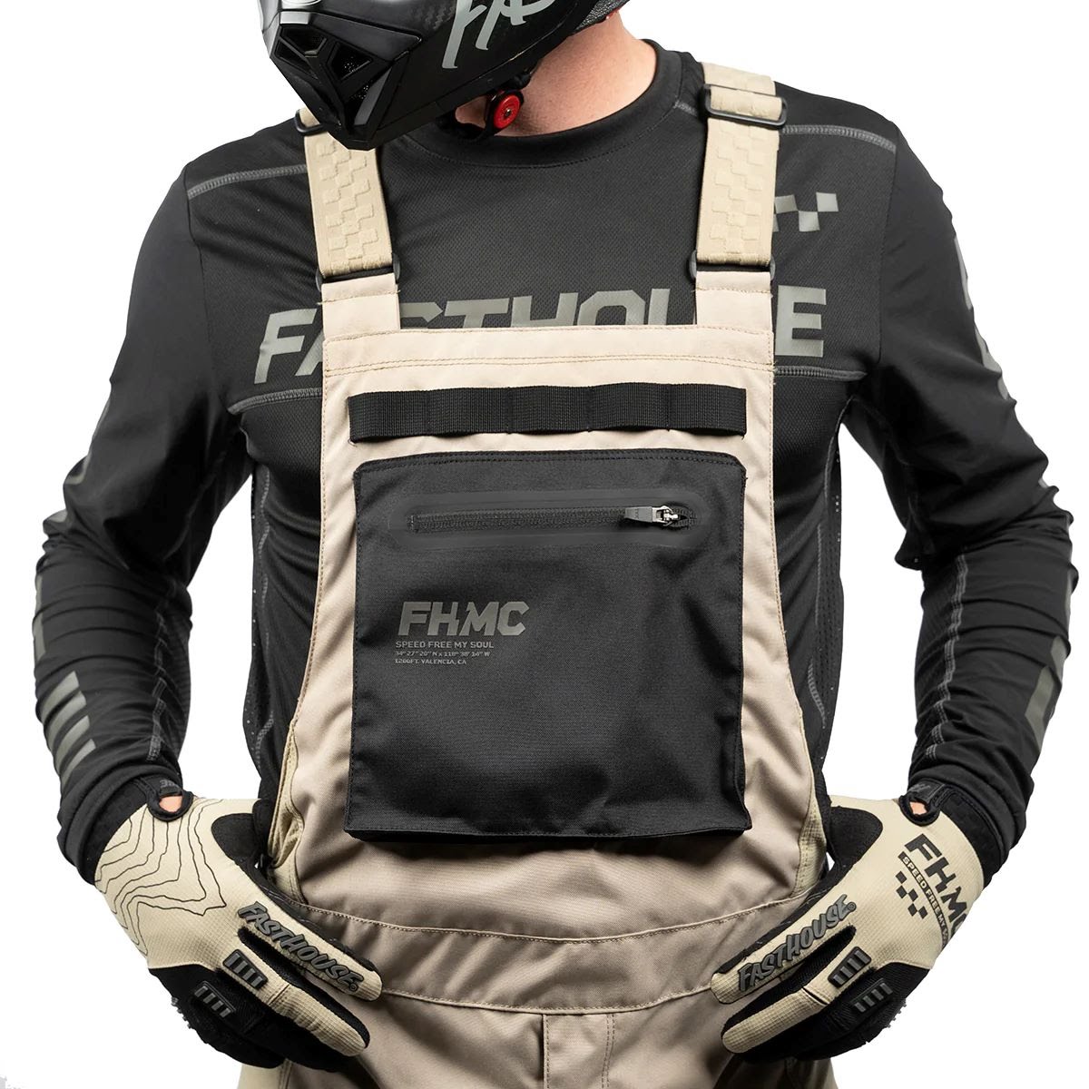 送料込　サイズXL　黒　モトクロス　ファストハウス　モトロール　ツーリングにも FASTHOUSE モトロール ブラック | オフロードバイク用品店
