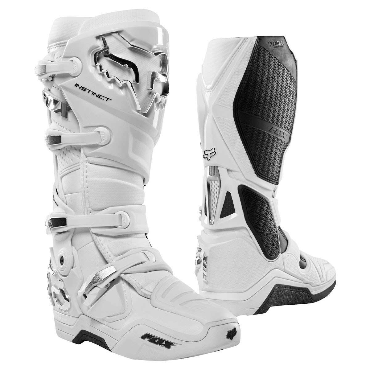 FOX RACING インスティンクト 2.0 ブーツ ホワイト/シルバー