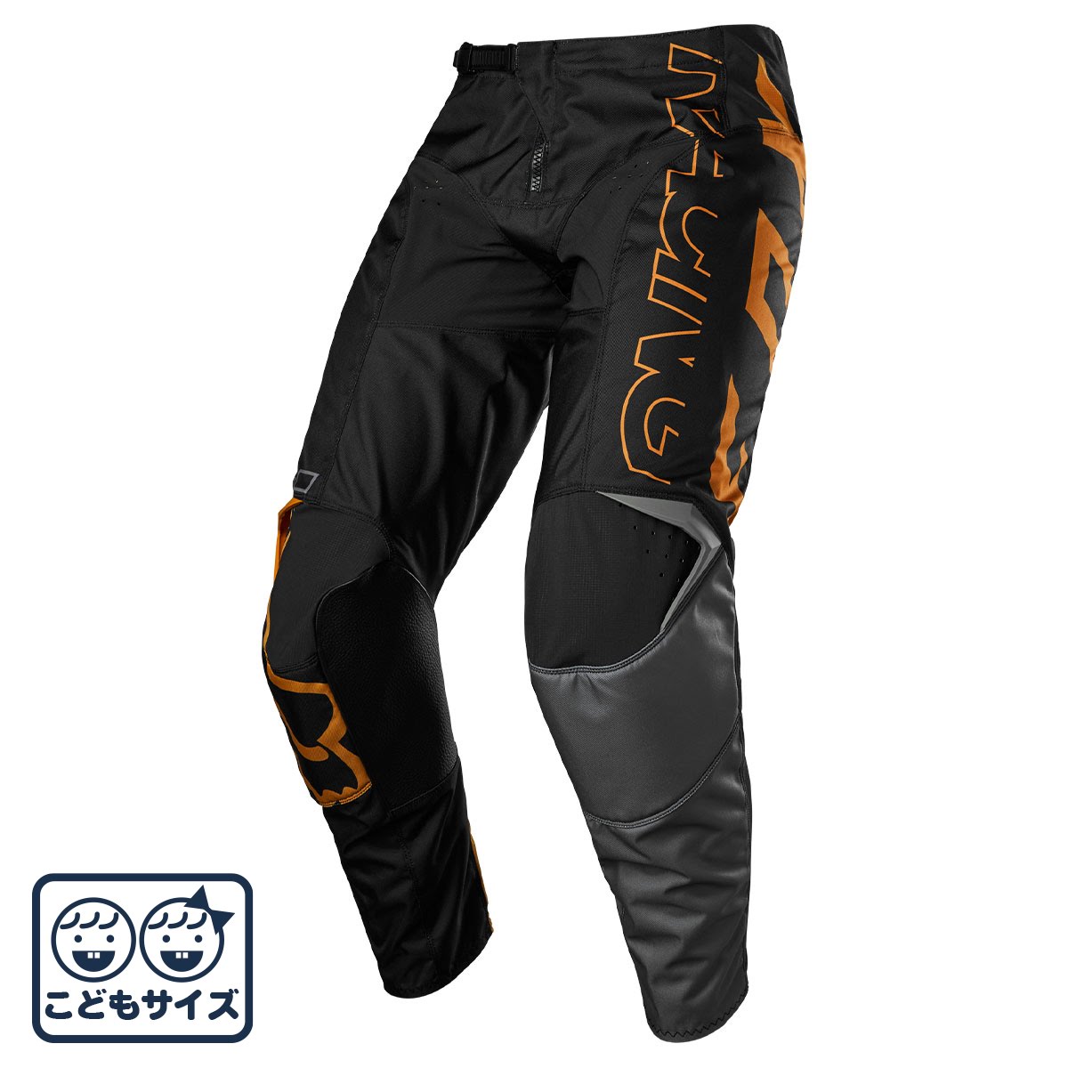 FOX RACING ユース 180パンツ スキュー ブラック/ゴールド