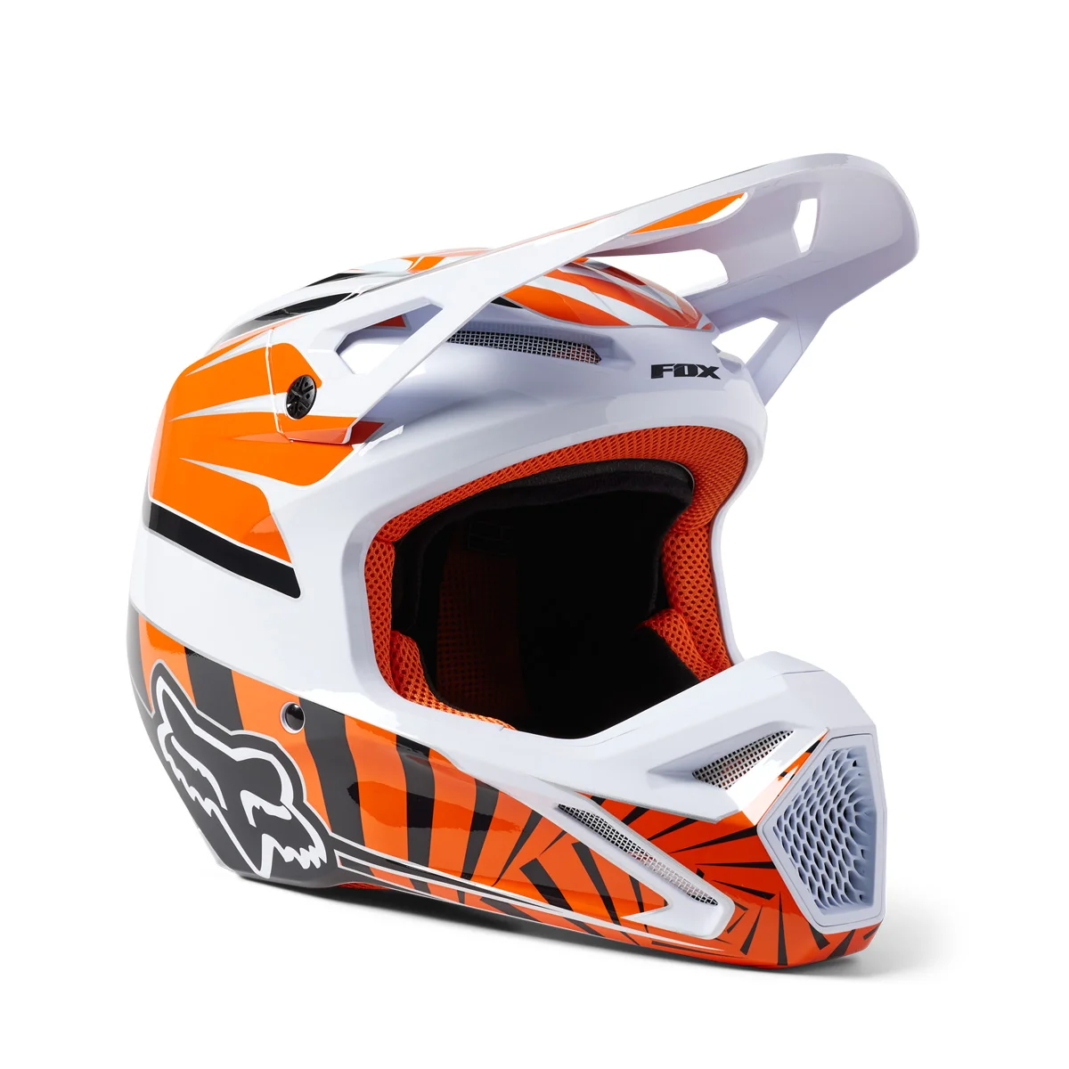 FOX RACING V1 ヘルメット ゴート オレンジ| Dirtbikeplus (ダート