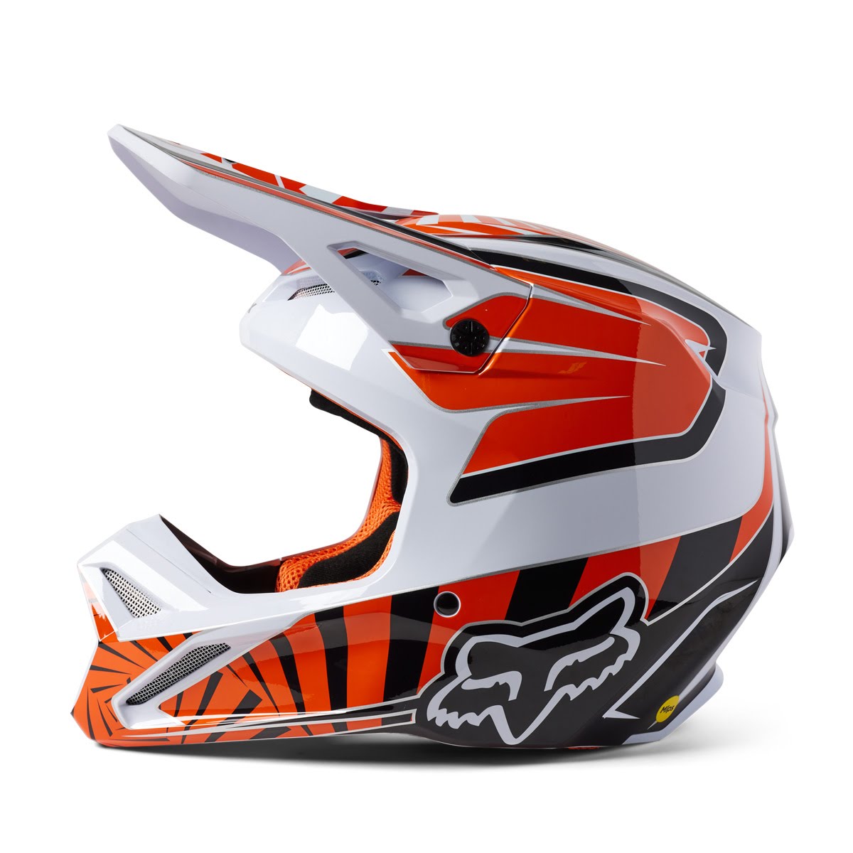 FOX オフロードヘルメット オレンジ・ブラック FOX BIKE プロフレームRSヘルメット CLYZO オレンジ