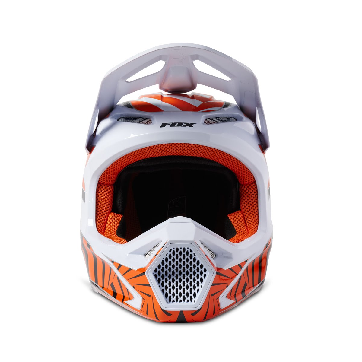 FOX RACING V1ヘルメット ゴート オレンジ| Dirtbikeplus