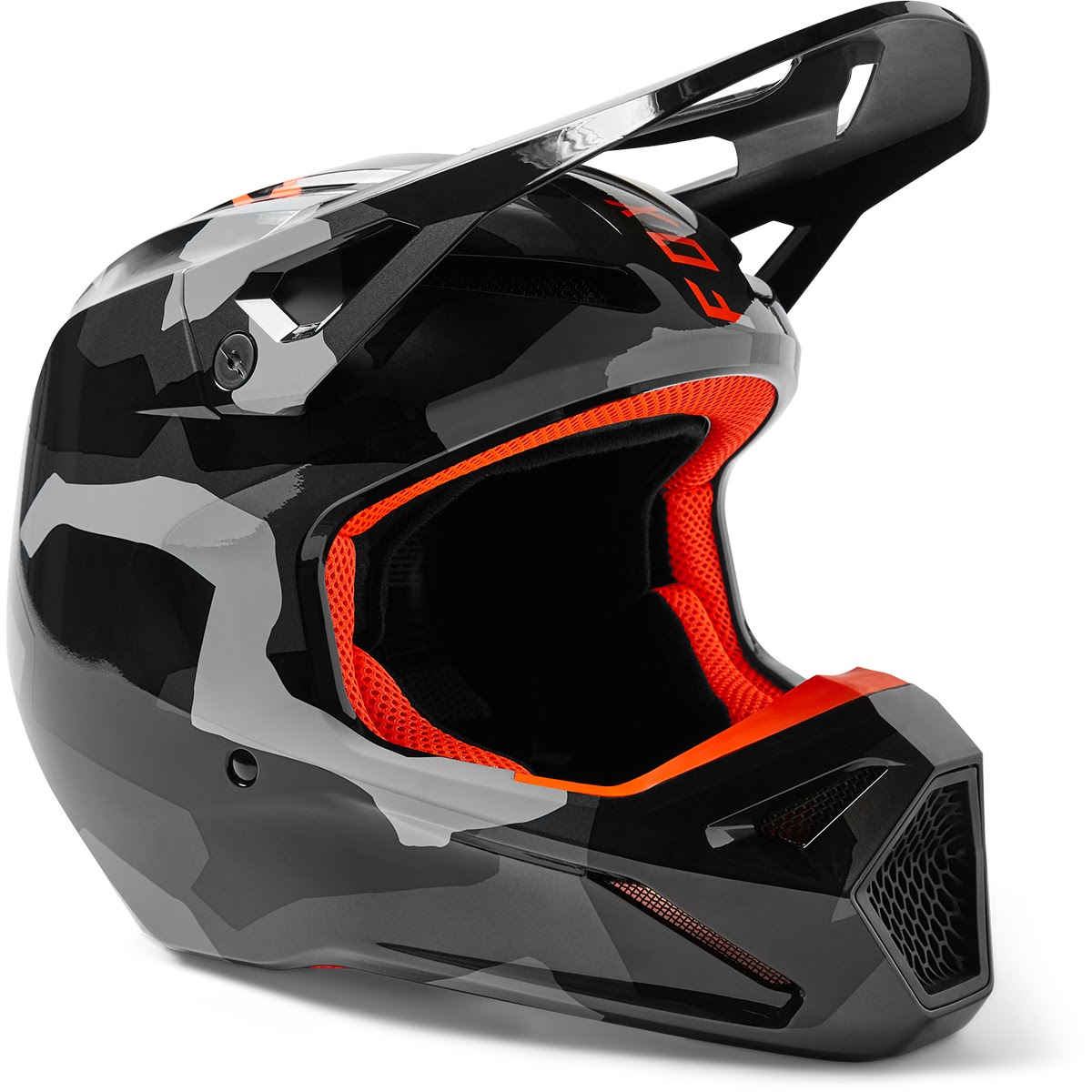 FOX V1 モトクロスヘルメット＋MX-RUSH-PET BK（Wレンズ） FOX V1 モトクロスヘルメット＋MX-RUSH-PET BK（Wレンズ）
