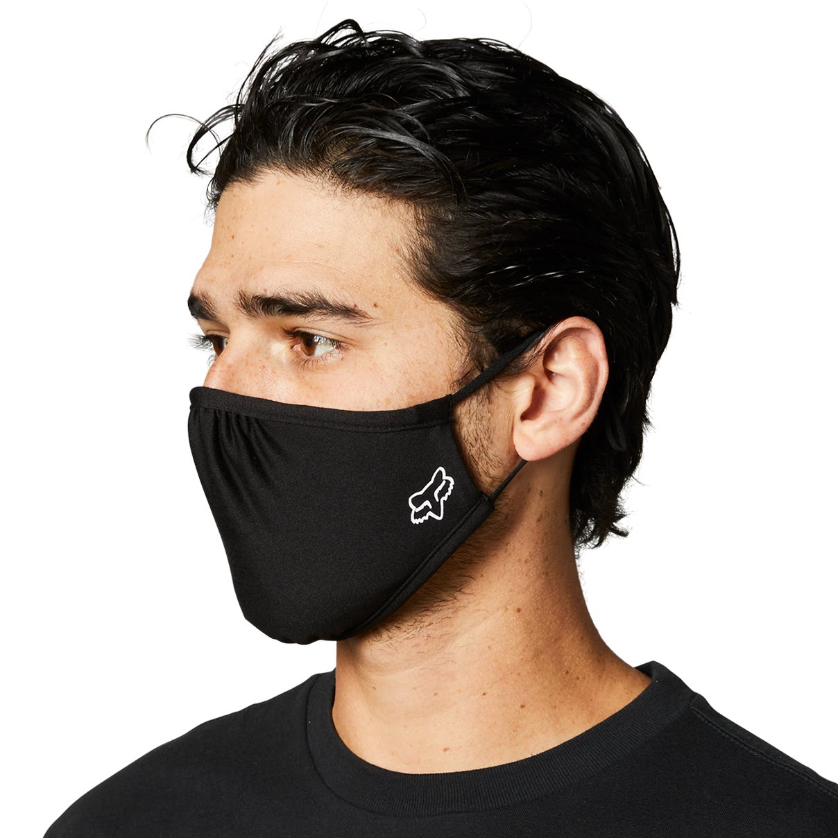 FOX RACING フェイスマスク ソリッド ブラック| Dirtbikeplus (ダート