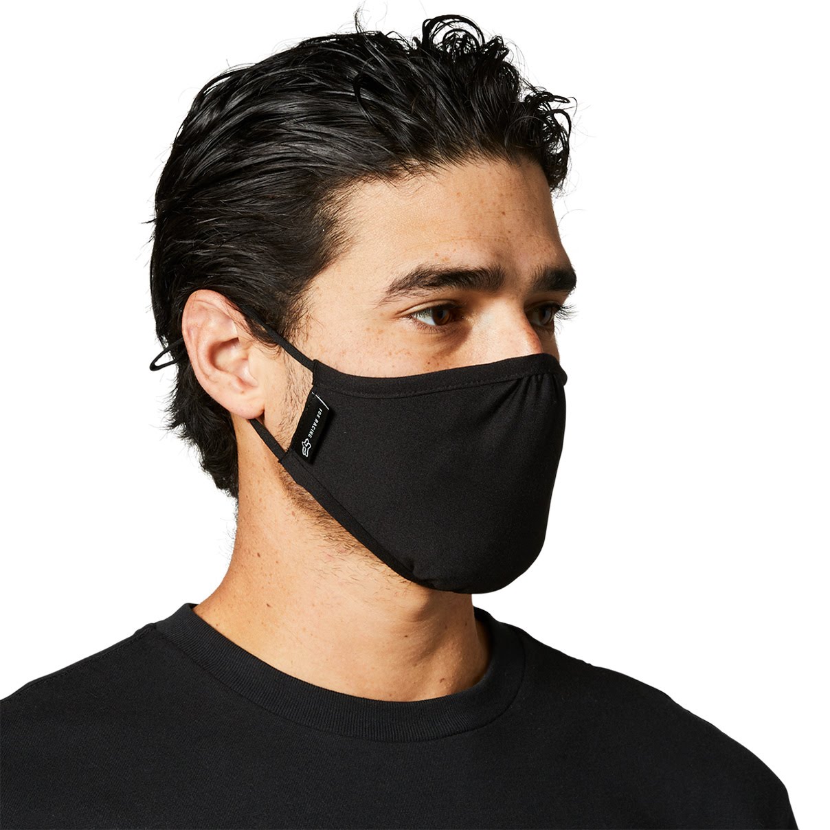 FOX RACING フェイスマスク ソリッド ブラック| Dirtbikeplus (ダート