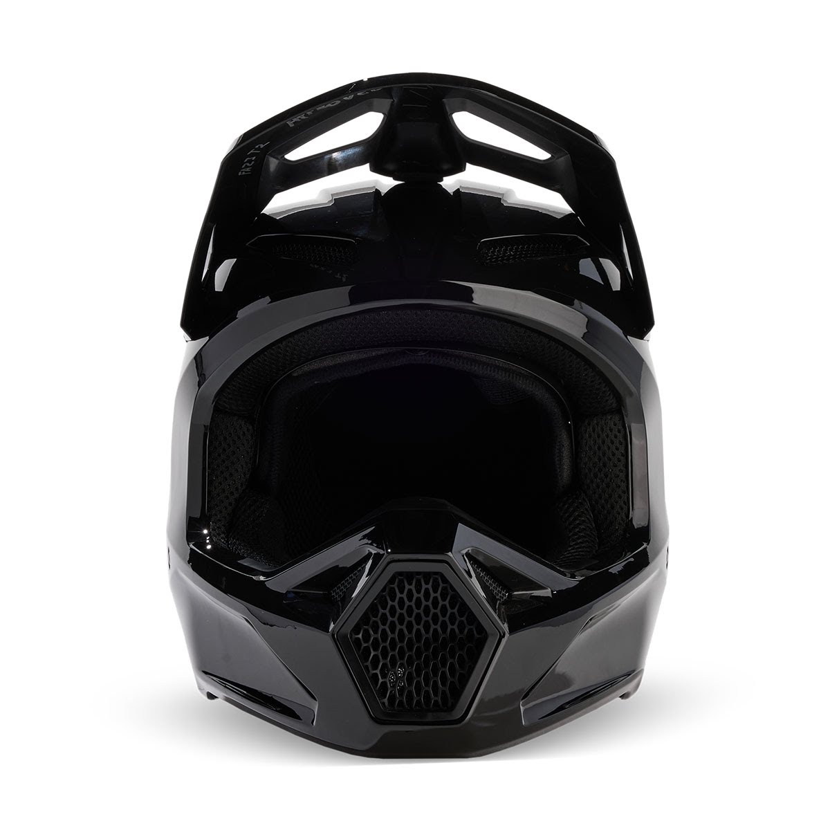 Fox マットブラック モトクロスヘルメット フォックス ＼全品10%+1300円☆8/20(水)限定／ FOX V3 SOLIDS