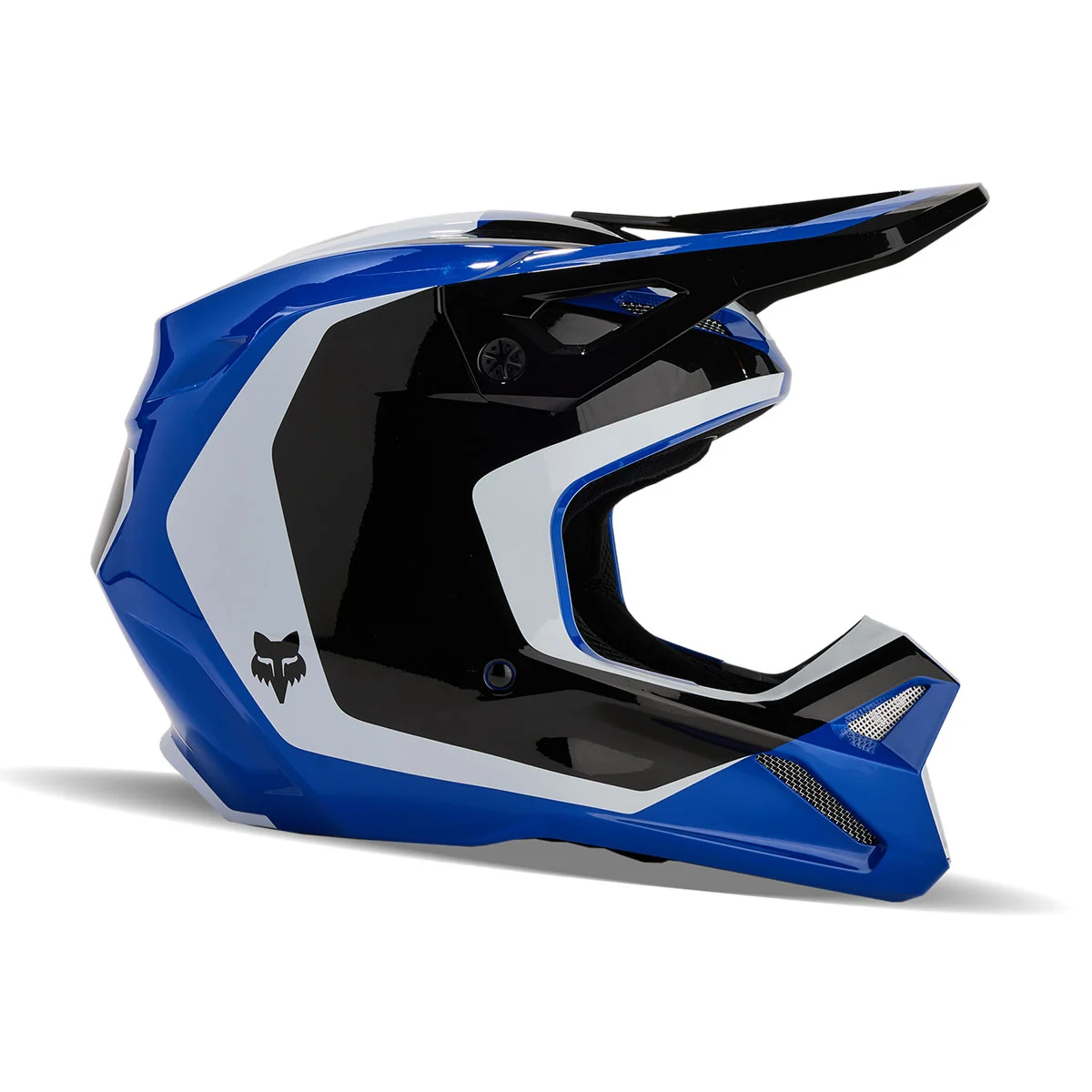 FOX RACING V1ヘルメット ニトロ ブルー| Dirtbikeplus (ダート 