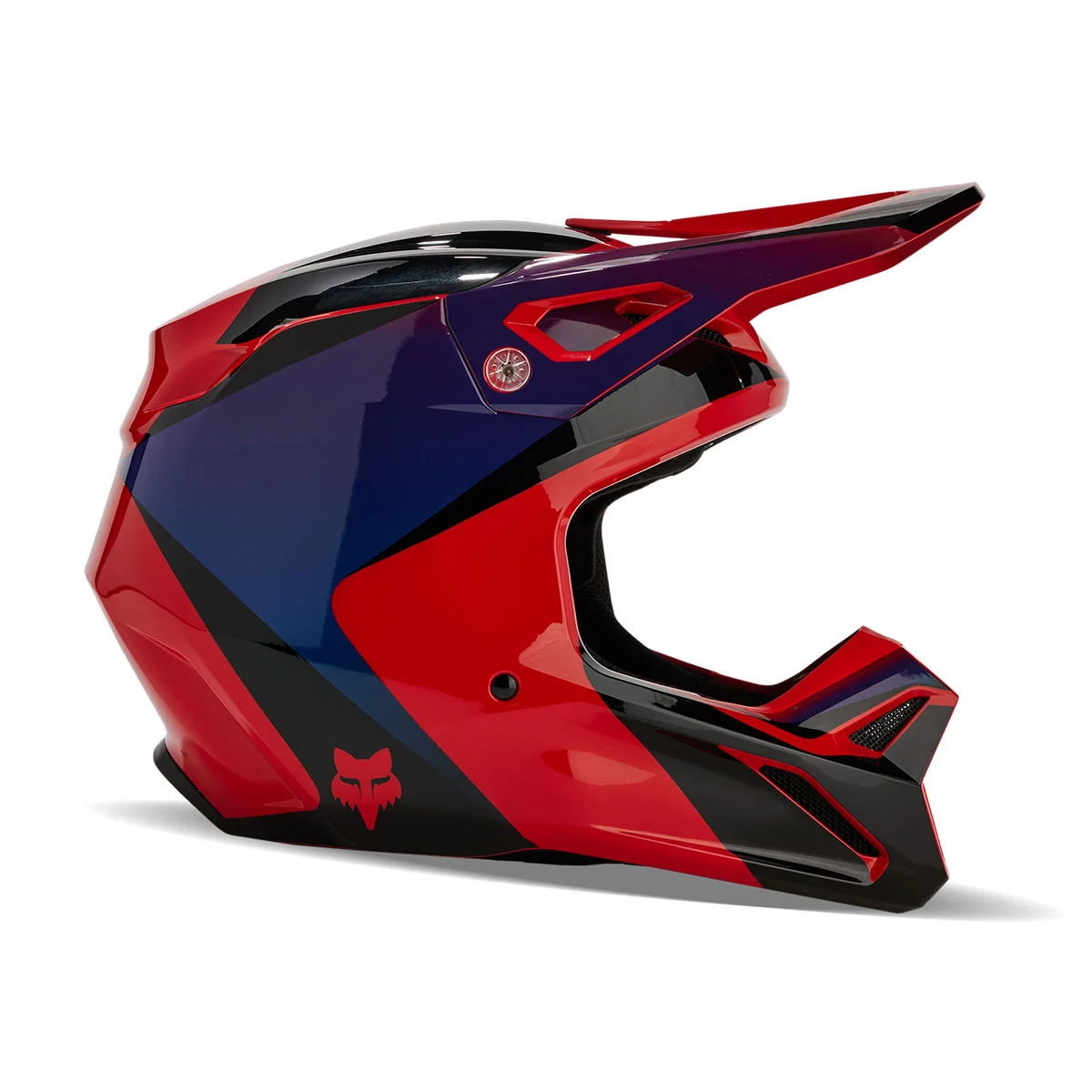 FOX RACING V1ヘルメット ストリーク フローレッド| Dirtbikeplus ...