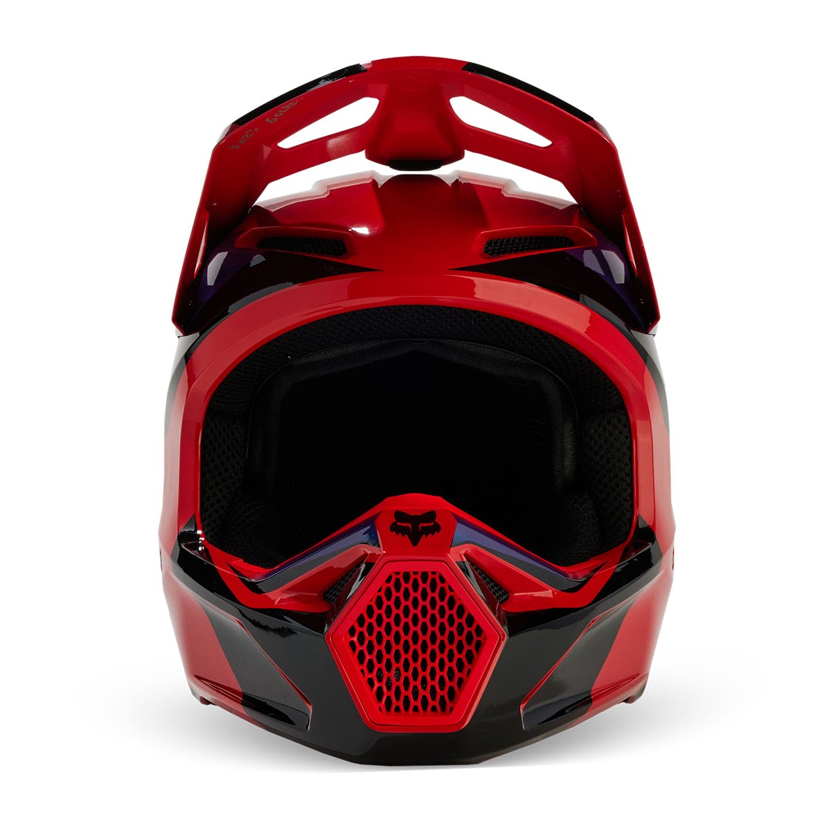 FOX RACING V1 ペリル XL オフロードヘルメット フローレッド FOX RACING V1ヘルメット ストリーク フローレッド
