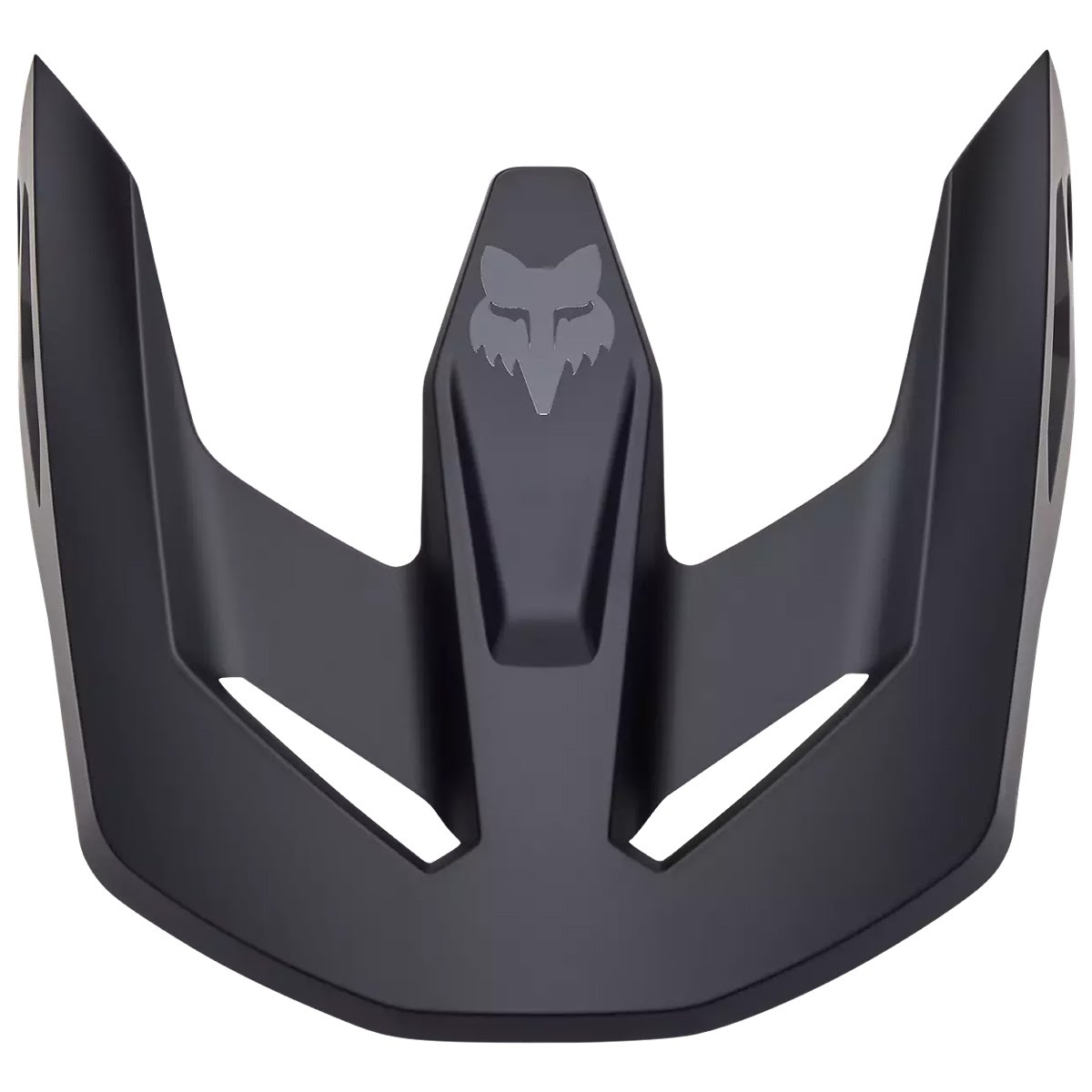 FOX RACING V1ヘルメットパーツ バイザー ソリッドマットブラック
