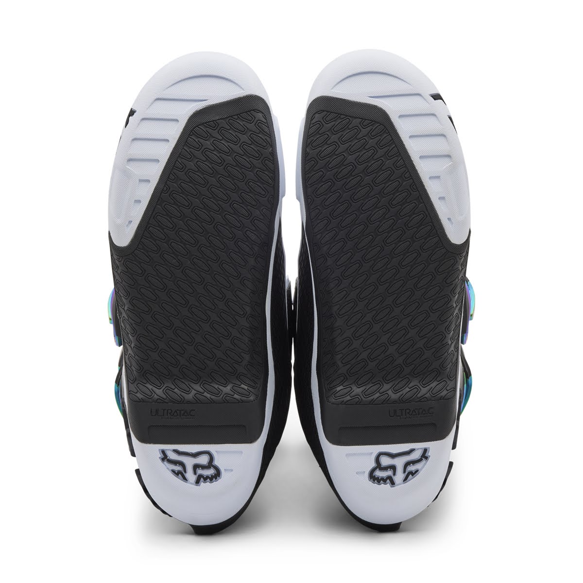 W2 バイクブーツ ブラック/ホワイト　FOX ニーシンガード　プロテクター W2 バイクブーツ ブラック/ホワイト FOX ニーシンガード