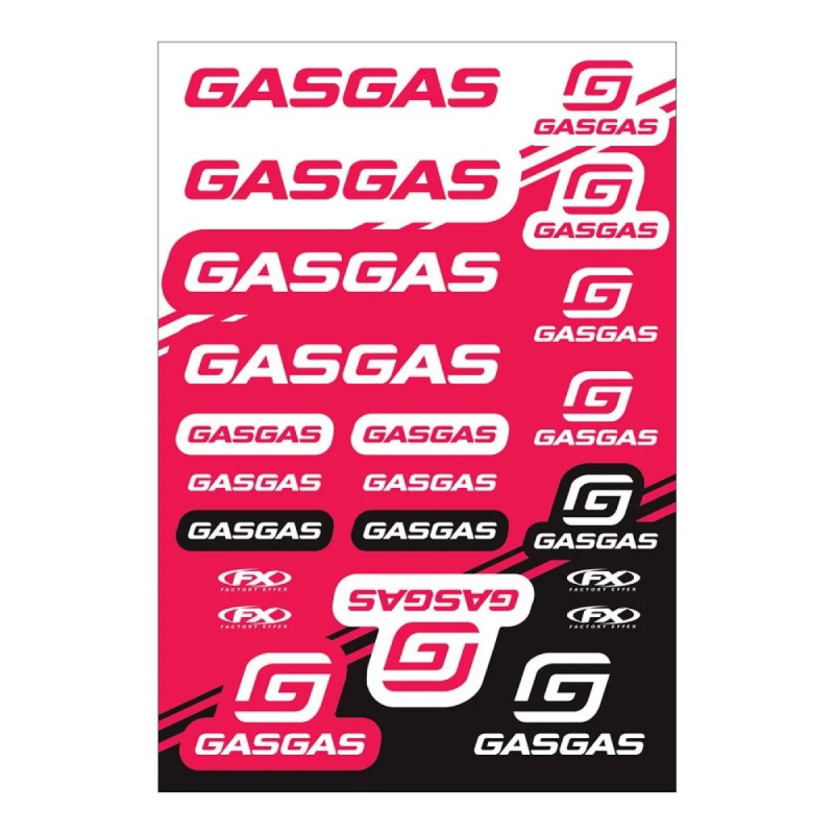 FACTORY EFFEX GASGAS OEMステッカーシート| Dirtbikeplus (ダートバイクプラス)