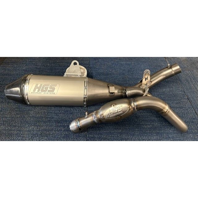 HGS Exhaust Systems チタンマフラーオプション| Dirtbikeplus (ダート
