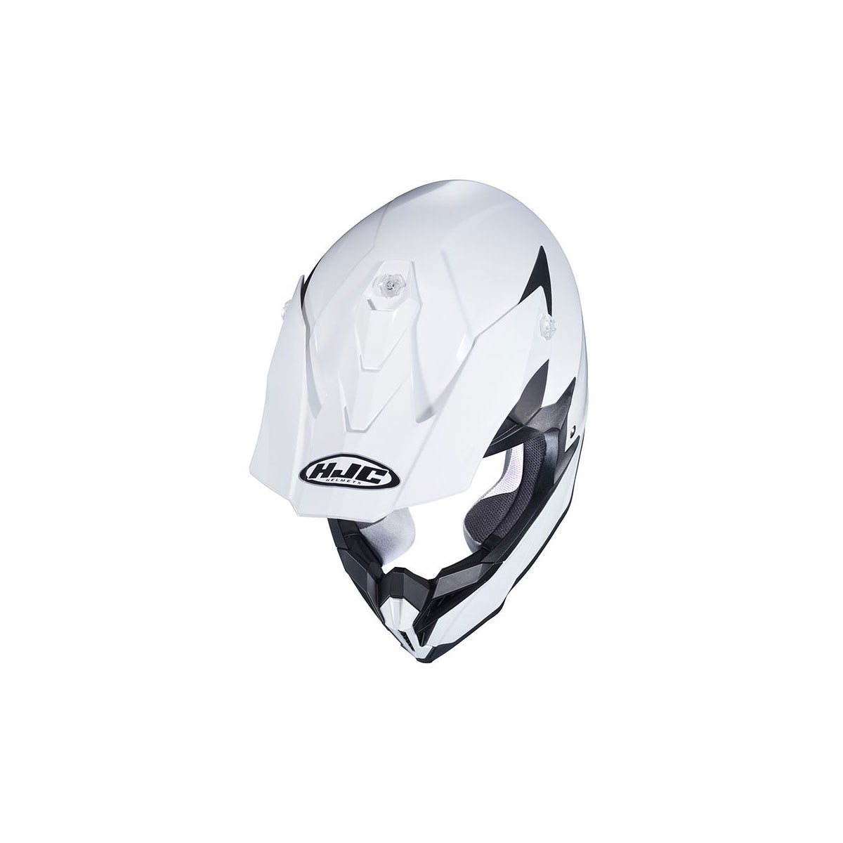 HJC i50 ソリッド ホワイト| Dirtbikeplus (ダートバイクプラス)