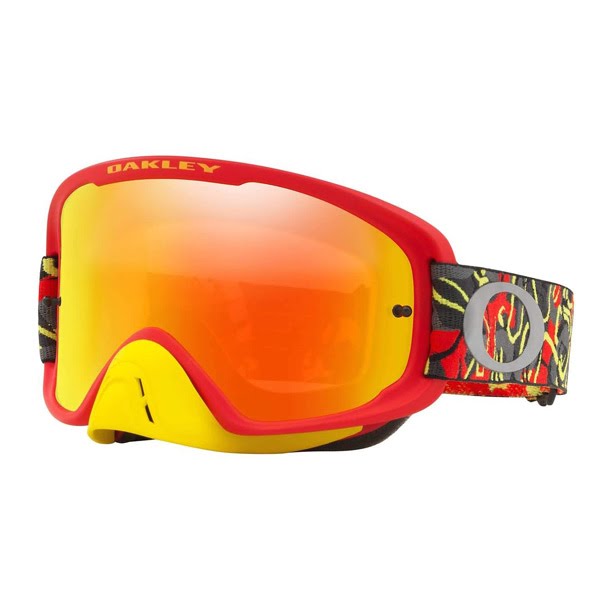 OAKLEY O2MX カモ バイン ナイト レッドイエロー| Dirtbikeplus