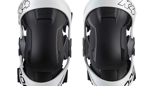 POD MX POD K4 2.0 ニーブレース ホワイト 左右セット| Dirtbikeplus 