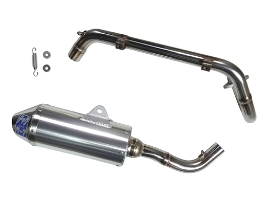 techserfu Super Moto MAX ステンレスフルエキゾースト KLX110RL 