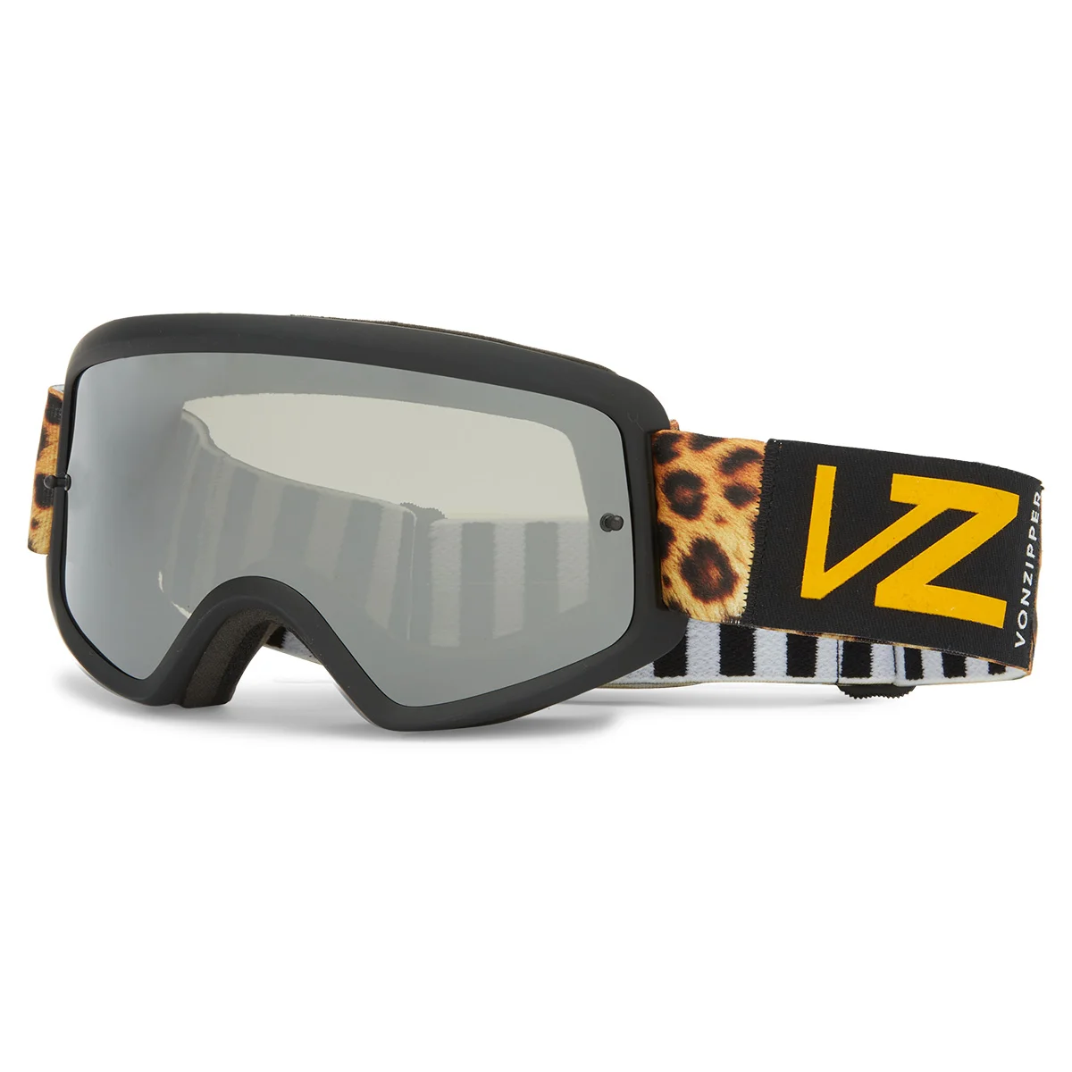 VonZipper VZ ビーフィーゴーグル ケネディー ブラック/グレーフラッシュクロームレンズ| Dirtbikeplus (ダートバイクプラス)