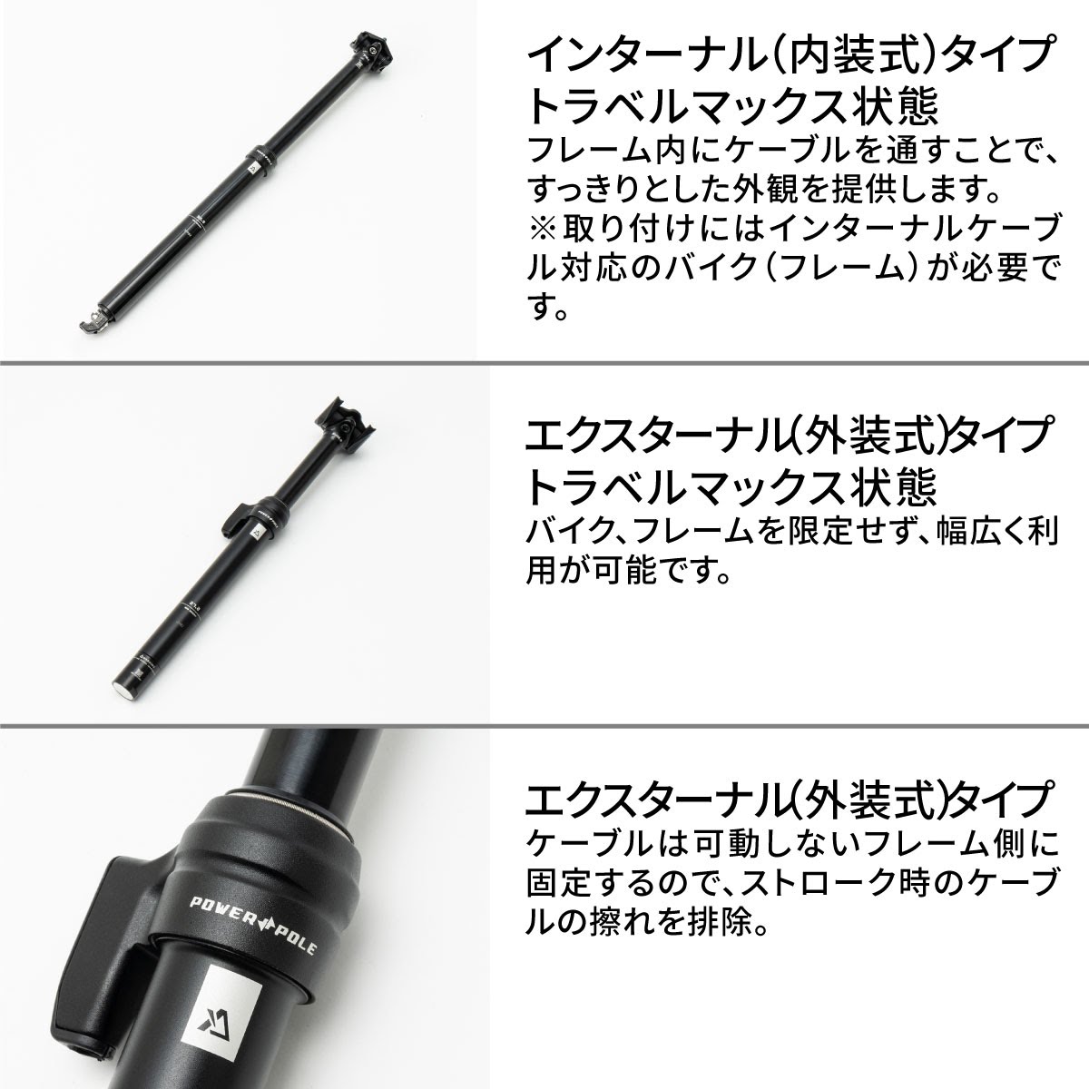 クロスセクション パワーポール ドロッパーシートポスト φ31.6㎜ 125㎜ 20240401_0023.jpg