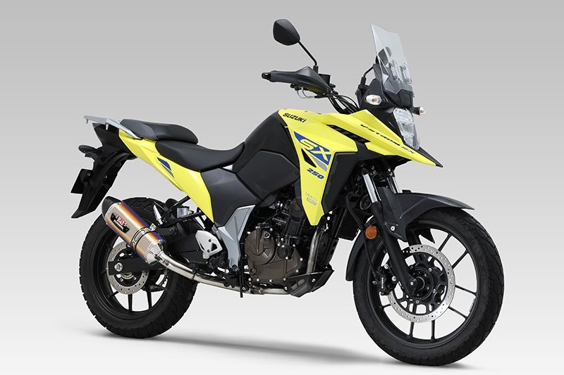 ヨシムラ Vストローム250SX R-77Sサイクロン カーボンエンド
