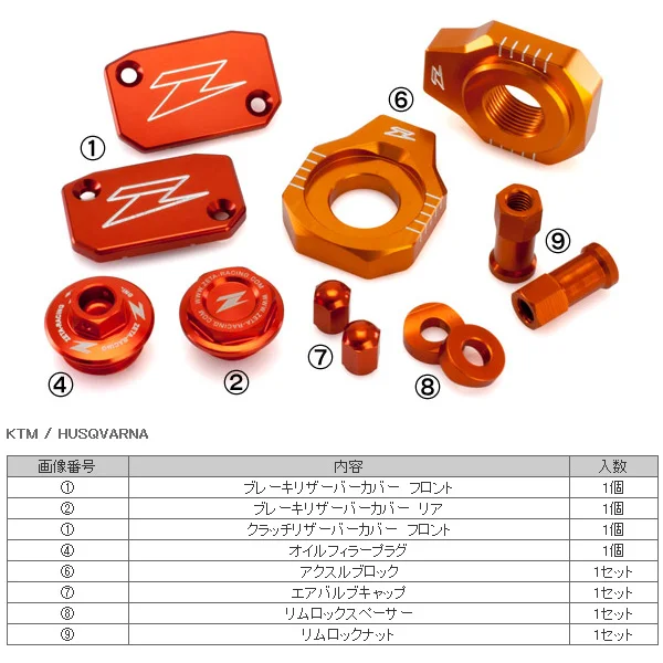 ZETA ビレットキット| Dirtbikeplus (ダートバイクプラス)