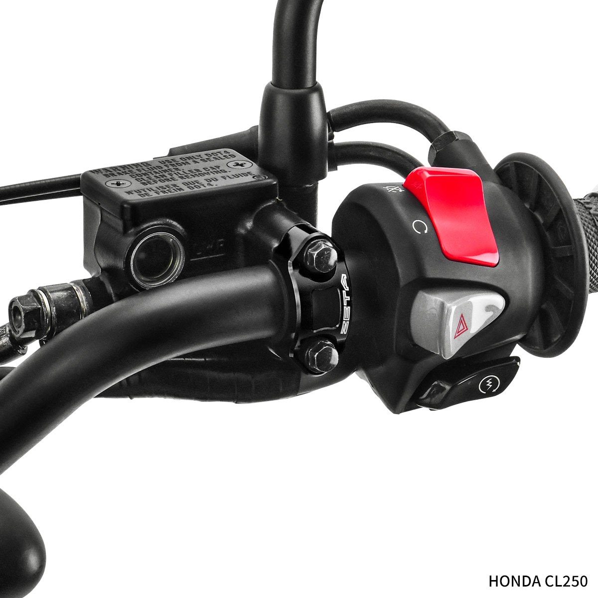 ZETA ローテティングバークランプ クラッチ側用| Dirtbikeplus