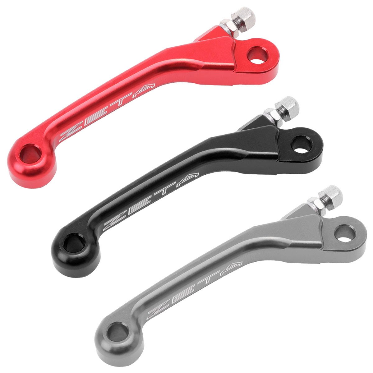 ZETA ピボットレバー CP  3フィンガー　ブレーキ&シフトセット カワサキ ZETA ピボットレバーセット FP 3フィンガー| Dirtbikeplus