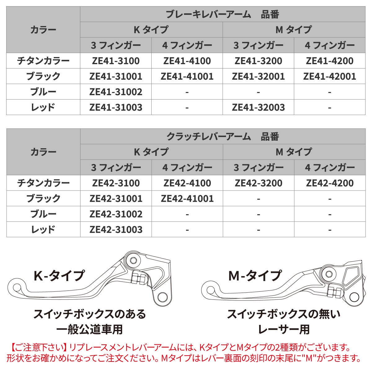 ZETA ピボットレバー用レバーアーム CP クラッチ| Dirtbikeplus
