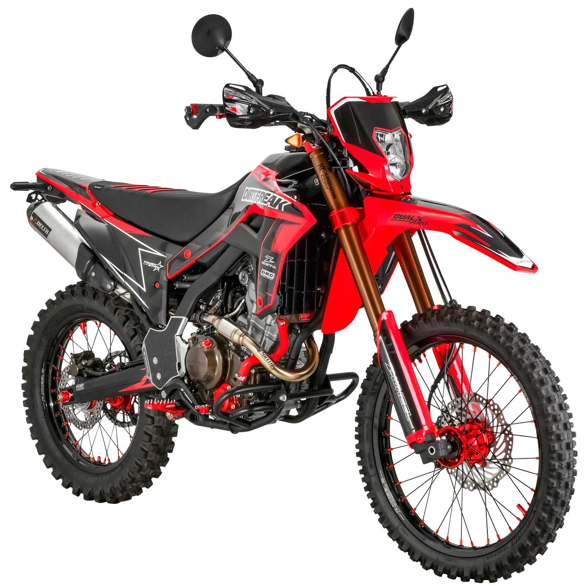 ZETA RACING パイプエンジンガード CRF250L| Dirtbikeplus (ダート
