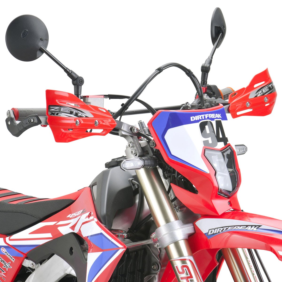 ZETA RACING アーマーハンドガード用XCプロテクター| Dirtbikeplus