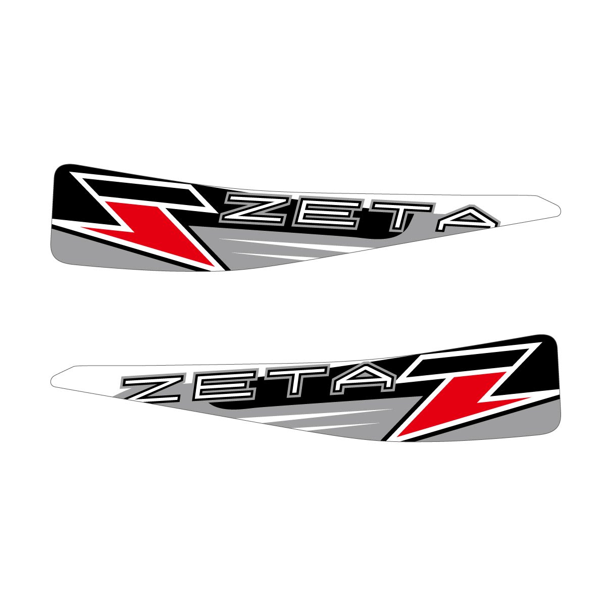 ZETA リプレースメントステッカー X2プロテクター| Dirtbikeplus
